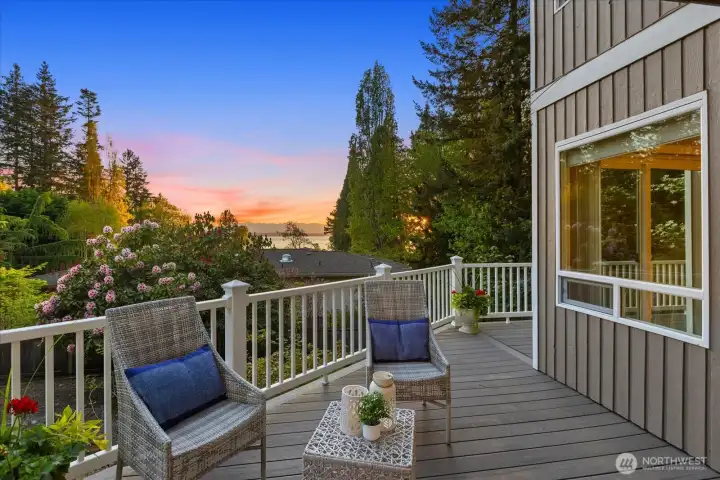 A beautiful spot to sit and enjoy the incredible sunsets!
