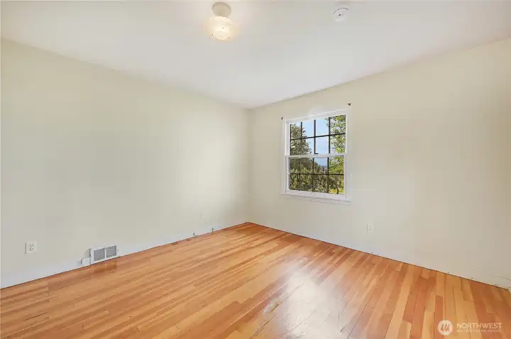 Bedroom on the main level.