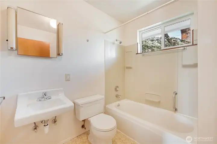 Bathroom on the main level.
