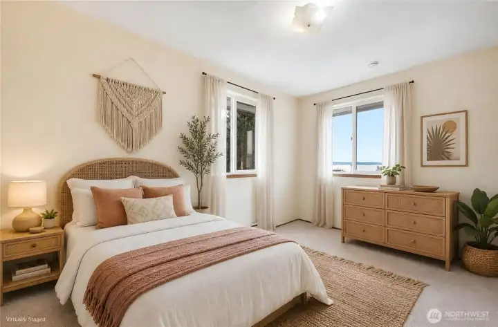 Bedroom on the upper floor.