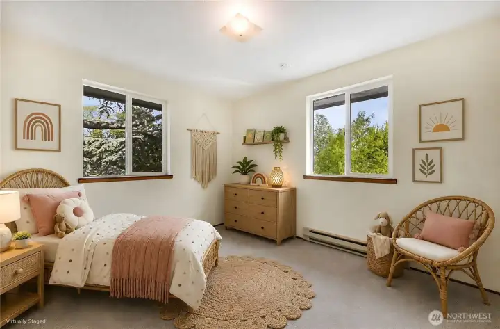Bedroom on the upper floor.