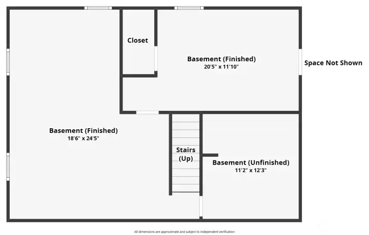 Basement floor plan