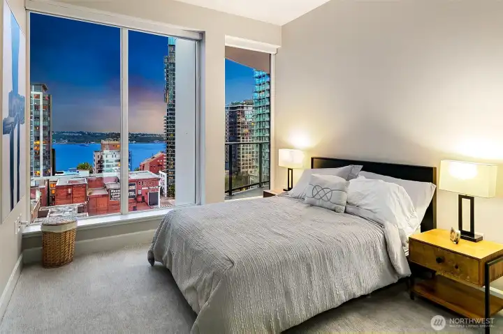 floor to ceiling windows with dreamy views
