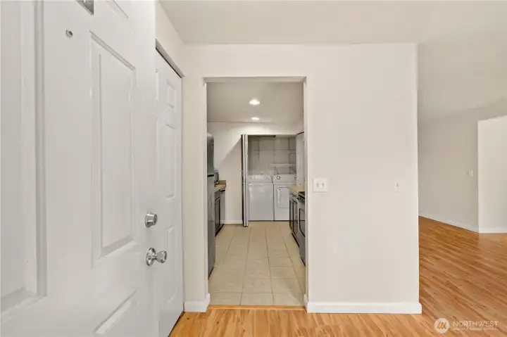 Look from the front door entering the unit.