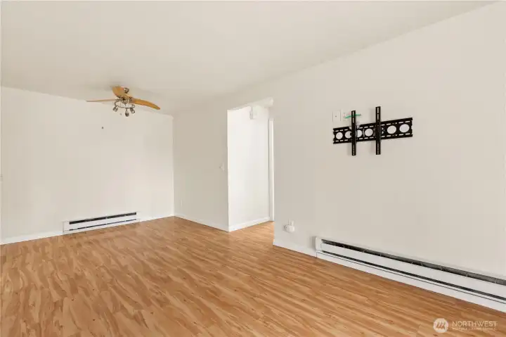 Main living/dining area.