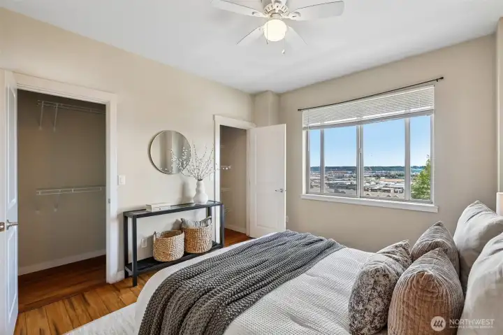 Primary Bedroom with View!