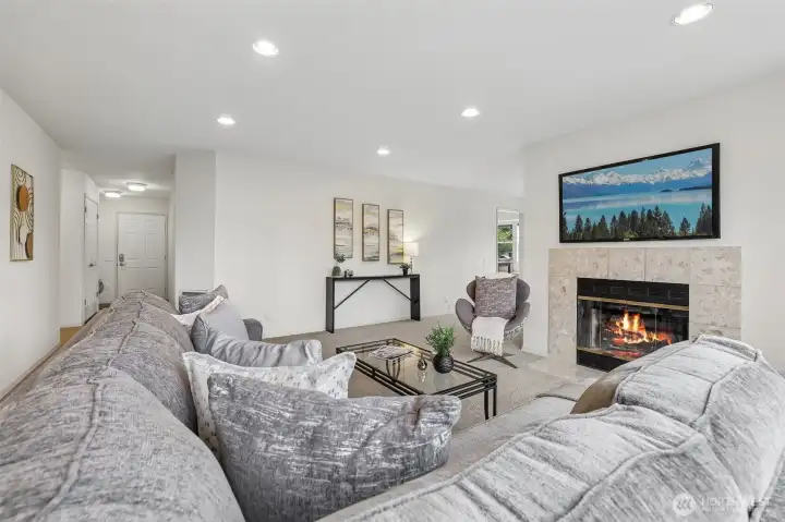 Roomy yet cozy space