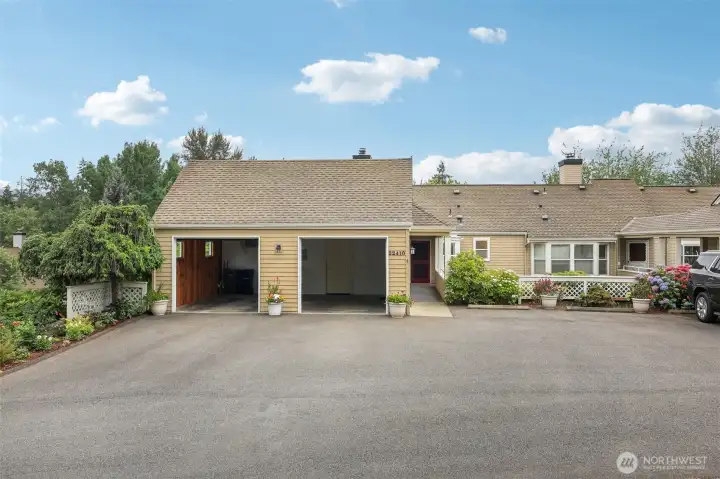 Double Car Garage and extra large driveway for guest parking