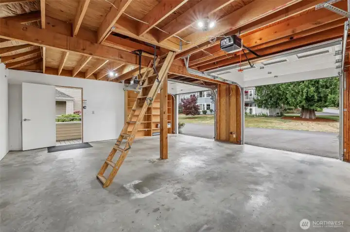Loft Storage full length of garage