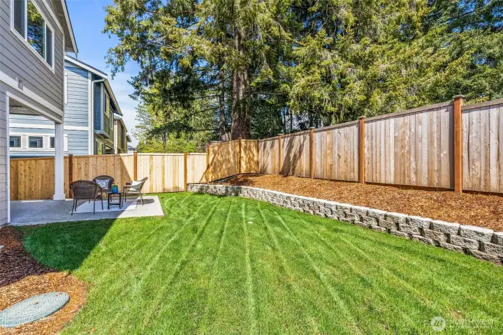 Backyard is bigger but similar. Backyard is bigger but similar.
