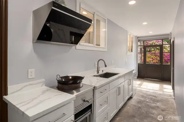 Additional artisan kitchen for culinary delights.