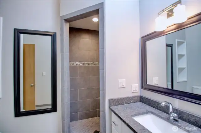 Second Bedroom has newly remodeled bathroom
