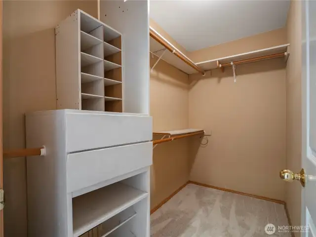You will have plenty of storage with the addition of this walk-in closet.