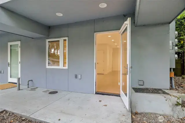 Back door