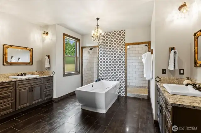 Exquisite primary bath retreat!