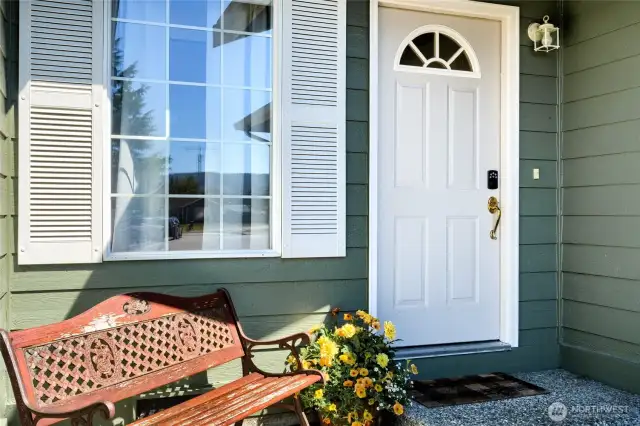 The home offers wonderful character both out-side and in!