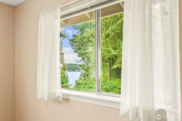 2nd bedroom views of Lake Stevens
