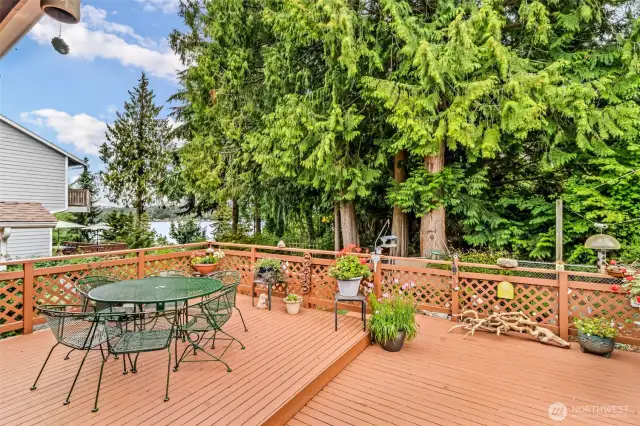 Views of Lake Stevens from the deck