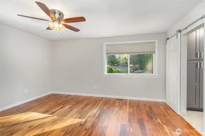 Welcome to the upstairs primary bedroom!