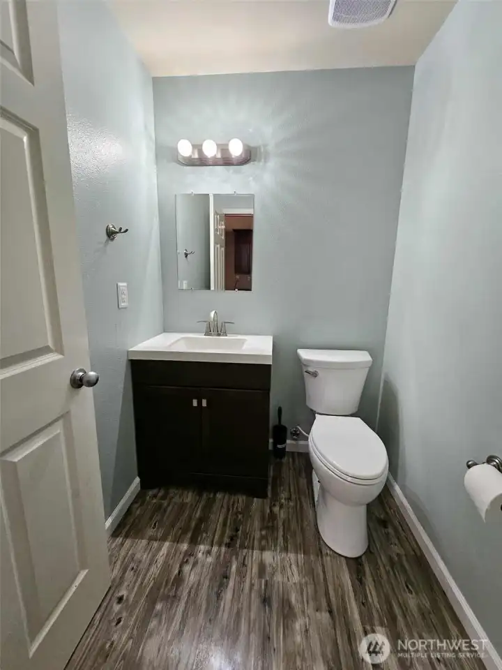 Powder room on the main level