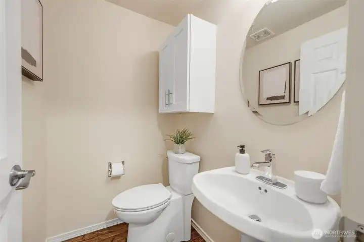 Main floor powder bath