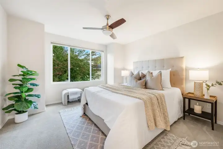 Upstairs primary suite