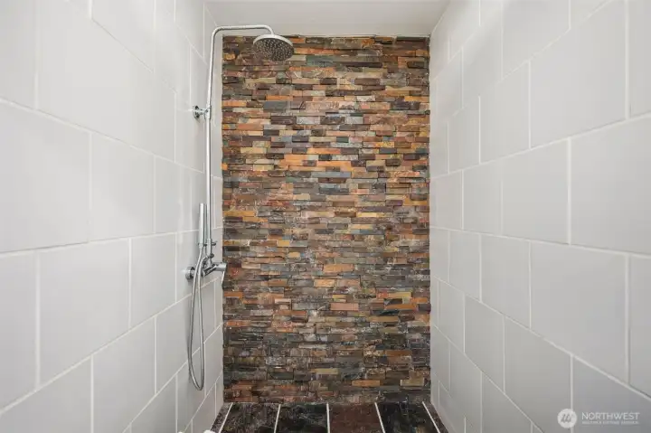 Primary shower.
