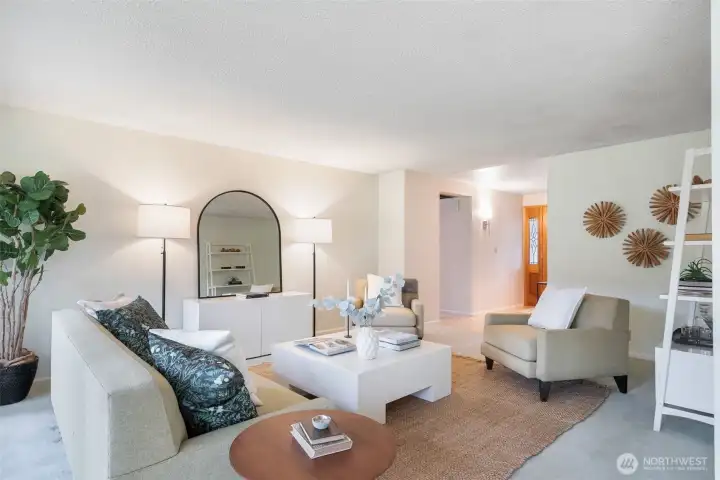 Wall to wall carpet