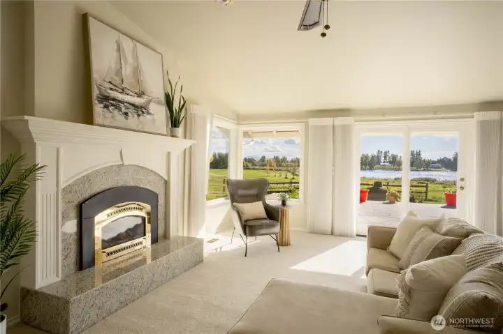 Great views from the Living Room.