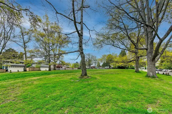 Park across the street & one block to Interurban Trail!