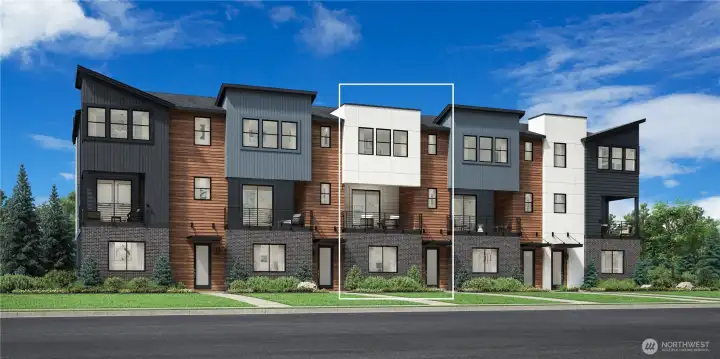 Rendering used For representational purposes only. All colors, finishes, designs, and surrounding landscape will vary.