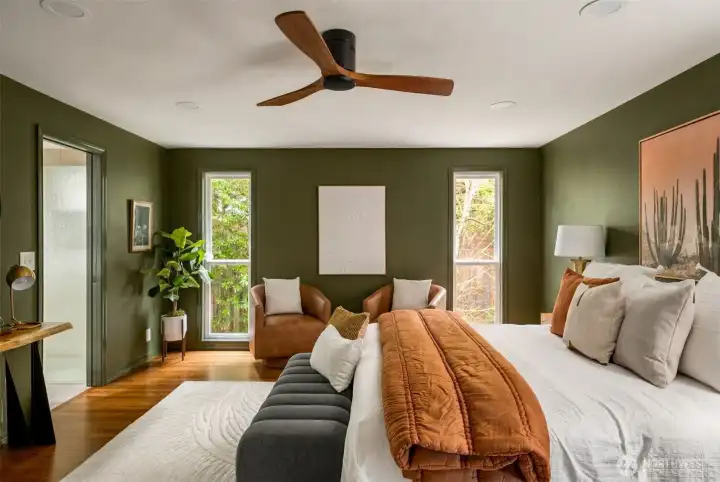 Floor to ceiling windows