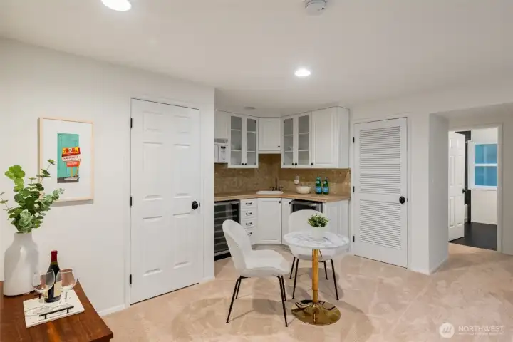 Kitchenette for versatility