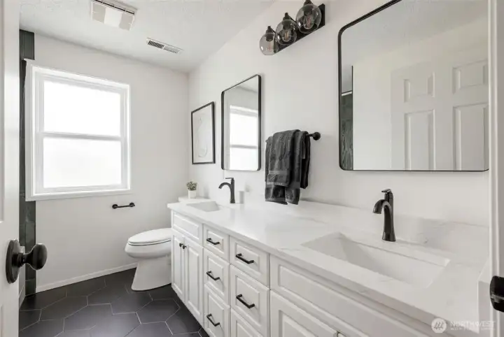 Remodeled bathroom