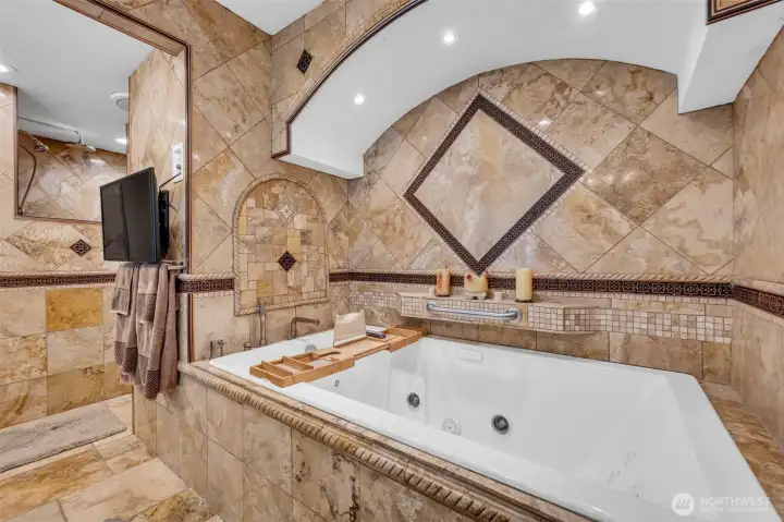 4' x 6' jetted jacuzzi tub