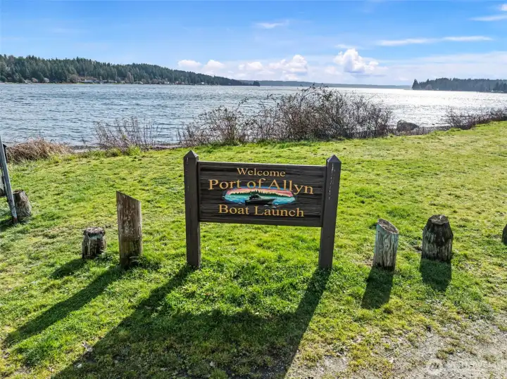 The pier and boat launch is a favorite spot in the community.