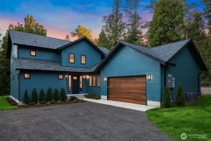 Enjoy EV charging in the garage.