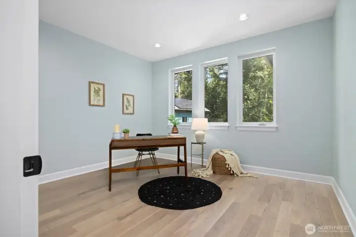 Main level home office or flex room.