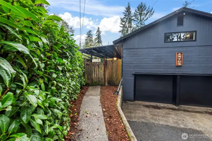 Back Yard Side Entry