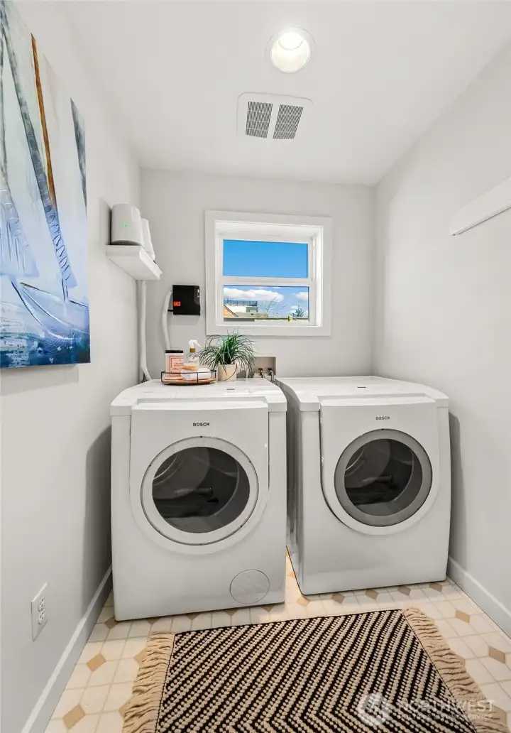 Big laundry room.