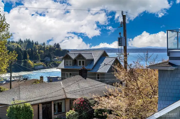 Wonderful views of Puget Sound, Shilshole Bay and Olympic Mountains.