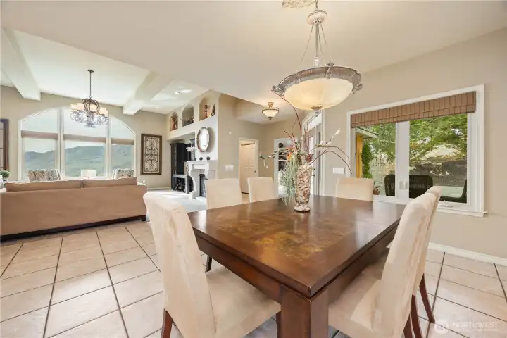 Dining room of living.