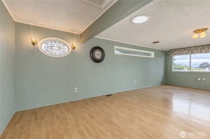 Generous bonus room with abundant natural light