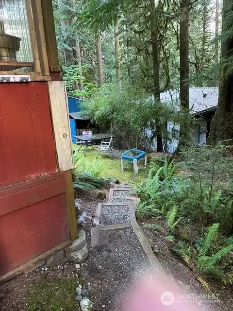 Stairs to yard