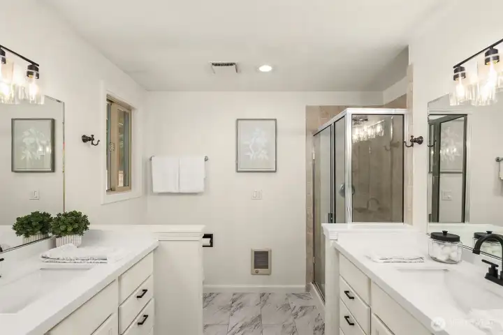 Beautiful primary bathroom