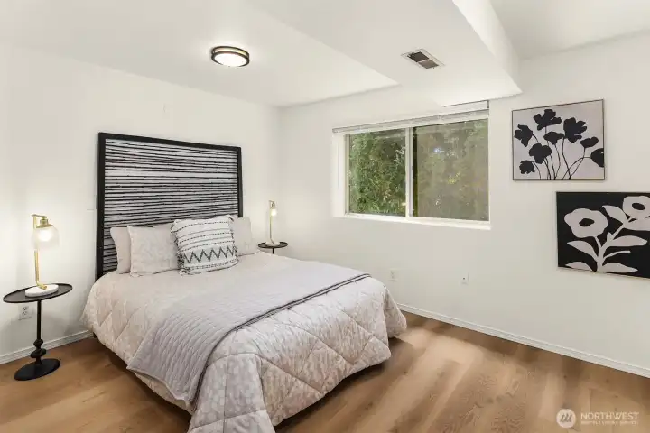 Lower level bedroom