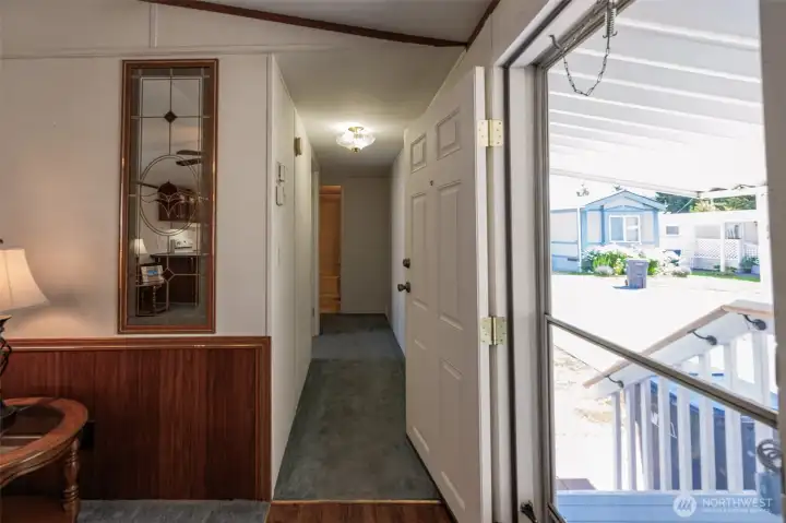 Second and third bedrooms are on the opposite side of the home