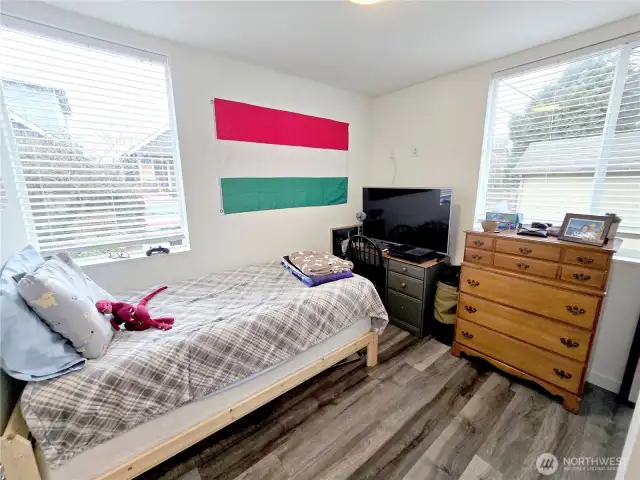 All Bedrooms have big windows and tall ceilings.