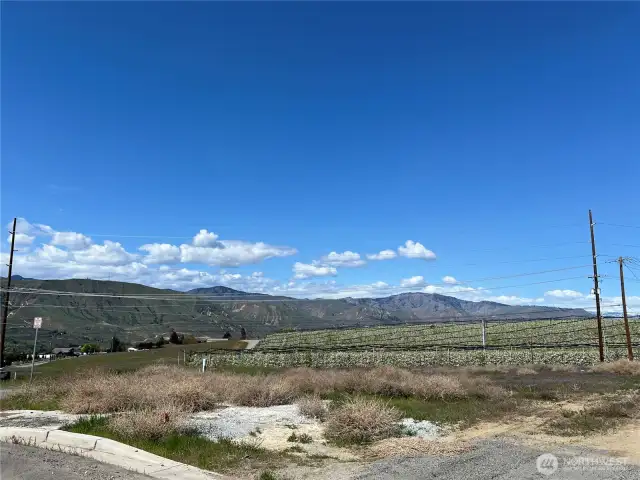 mountain view from lot