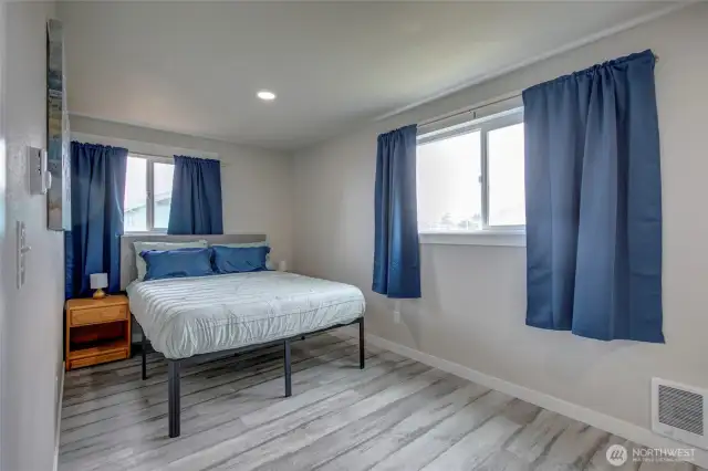 Upper level bed